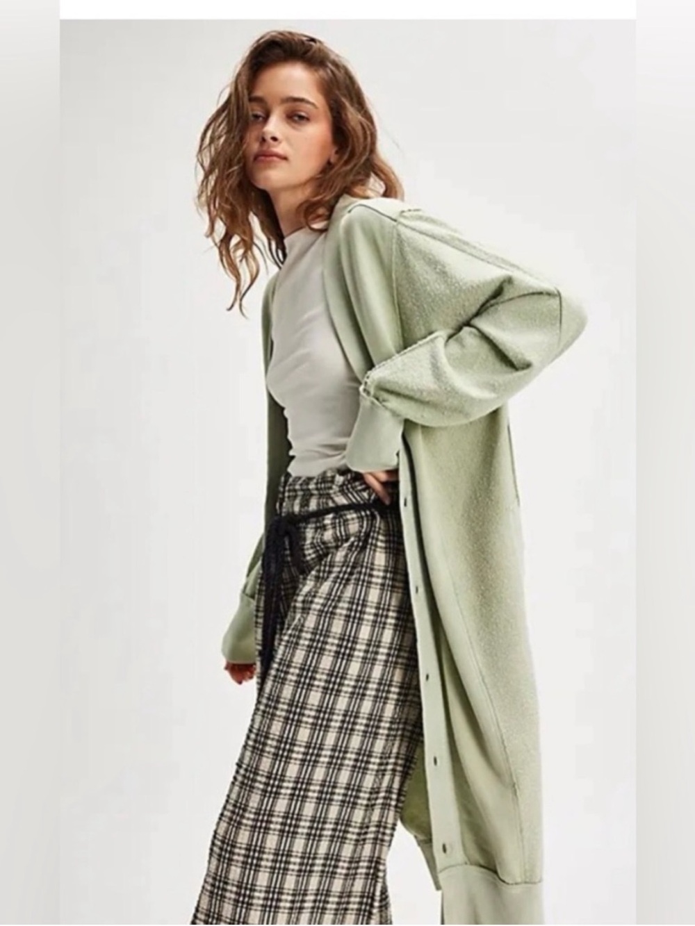 Free People We The Free Dreamy Blue Cardigan